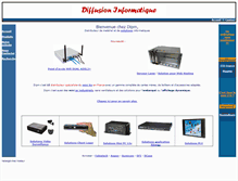 Tablet Screenshot of diffusion-informatique.com